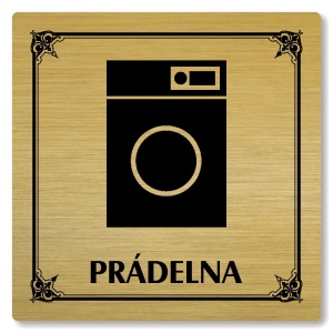 Prádelna, 148x148mm, zlatá, Nebraska